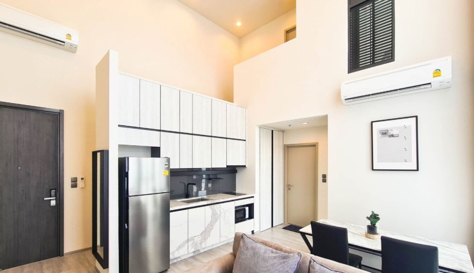 picture For rent The Line Sukhumvit 101 Duplex corner room, City view fully furnished - 6/17