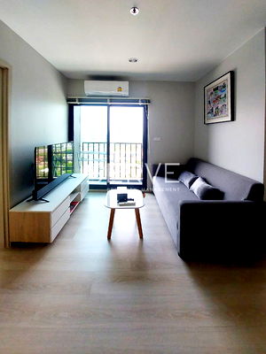 Condos for rent : 🔥2 Beds Larde Room High Fl. 15+ New Condo Good Location Close to Premier place, Makro at Nue Noble Srinakarin Lasalle / For Rent