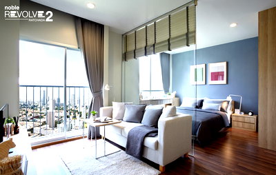 ขายคอนโด : Noble Revolve Ratchada 1 bedroom, for sale