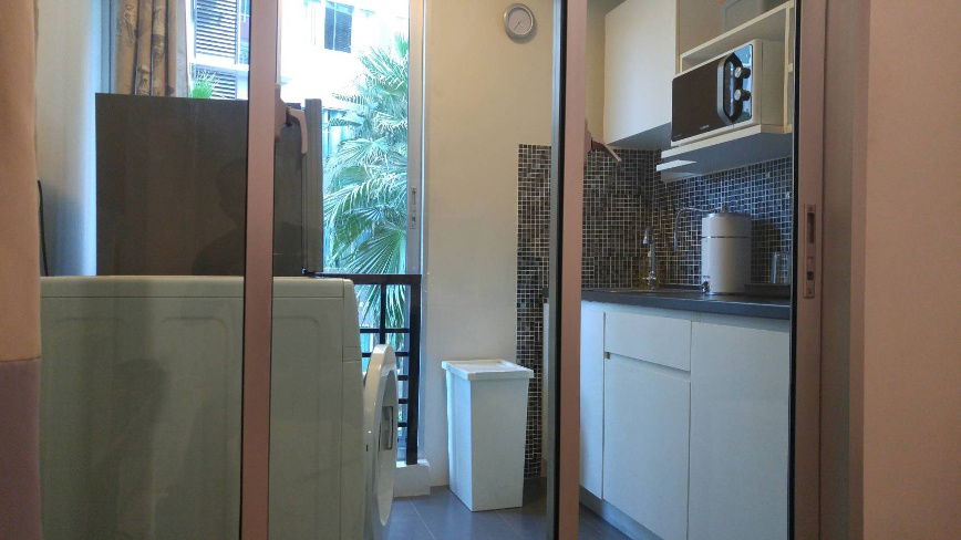 รูป A66-031 สัมมากร เอส เก้า ขนาด 30.5 ตรม. มีเครื่องซักผ้า เฟอร์นิเจอร์และเครื่องใช้ไฟฟ้าครบ✨ - รูปที่ 11/22