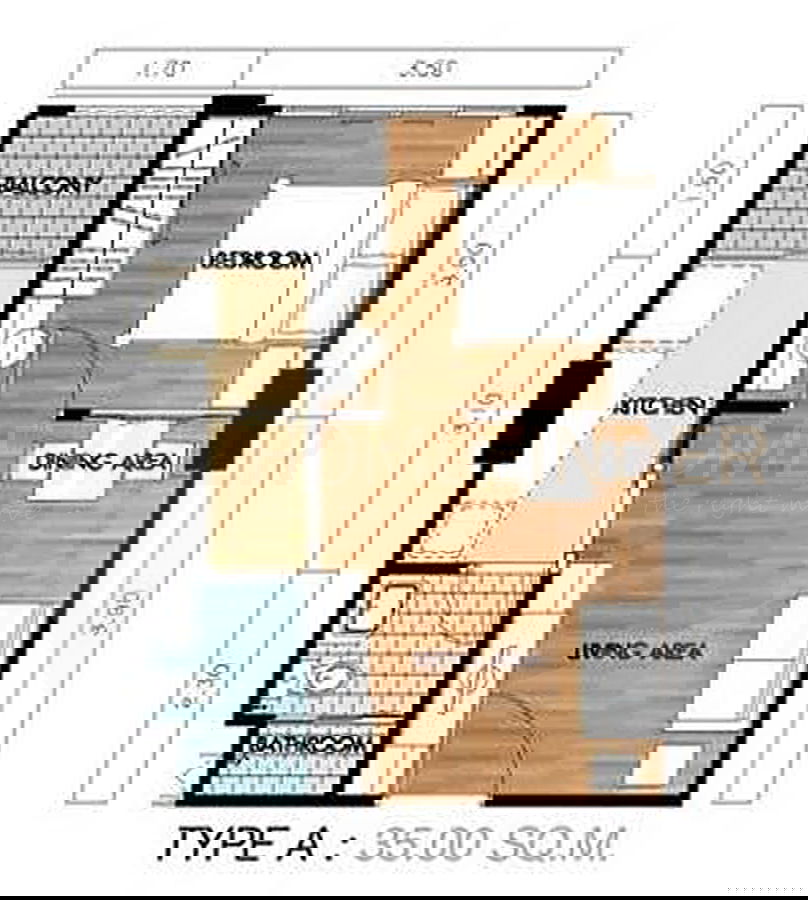 picture The Niche Ratchada-Huay Kwang 1 bedroom, for sale - 6/6