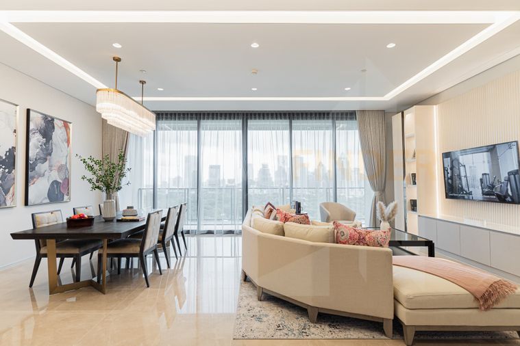 The Residences at Sindhorn Kempinski Hotel Bangkok 3 bedrooms, for sale