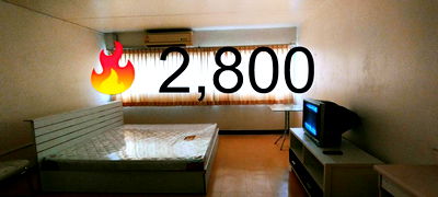 คอนโดให้เช่า : คอนโด ป็อปปูล่า เมืองทอง T2 ชั้น 9 (เฟอร์ครบ) ให้เช่า 2,800 บาท  ใกล้ ม.ศิลปากร