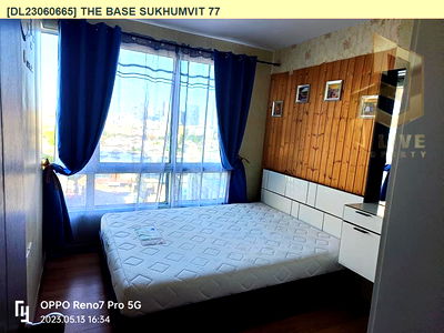 Condos for rent : DL23060665 Condo for rent, The Base Sukhumvit 77 near BTS On Nut, ready to move in, call urgently 0656133286 LineID @655ebbvc