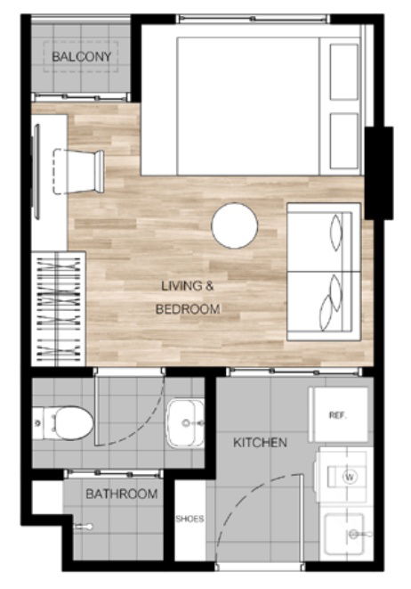 1 A floor plan