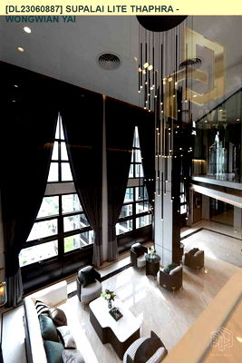 Condos for rent : DL23060887 Condo for rent, Supalai Lite Thaphra - Wongwian Yai near MRT ท่าพระ, ready to move in, call urgently 0656133286 LineID @655ebbvc