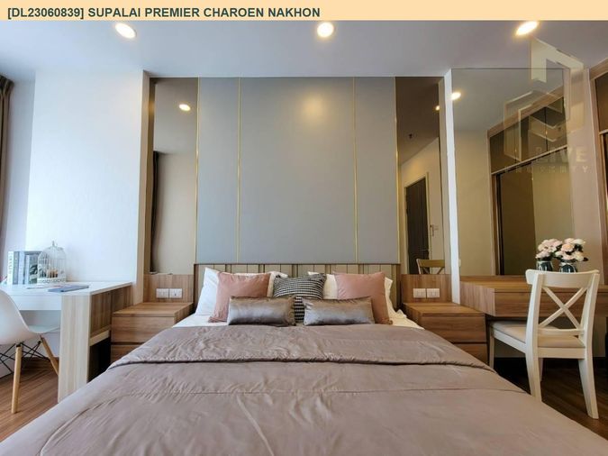 DL23060839 ให้เช่าคอนโด ศุภาลัย พรีเมียร์ เจริญนคร (Supalai Premier Charoen Nakhon) ใกล้ BTS คลองสาน พร้อมเข้าอยู่ โทรด่วน 0638692663 LineID @534wlwof