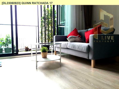 Condos for rent : DL23060923 Condo for rent, Quinn Ratchada 17 near MRT สุทธิสาร, ready to move in, call urgently 0656133286 LineID @655ebbvc