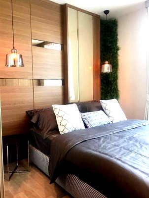 Condos for rent : 🔥R107 Condo for rent, Chambers Chaan Ladprao - Wang Hin, beautiful room, built-in, ready to move in There is a washing machine.
