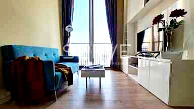 คอนโดให้เช่า : 🔥🔥1 นอน ห้องสวย วิวสวย ชั้นสูงมาก 30+ บนทำเลดีๆ เดินทางสะดวก ใกล้ BTS อโศก และ MRT สุขุมวิท 550 ม ที่คอนโด Noble BE19 / ให้เช่าคอนโด