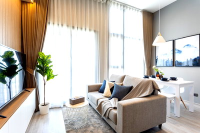 คอนโดให้เช่า : Rds-1185 ให้เช่าคอนโด  The Line สุขุมวิท 101  นัดชมห้อง 👉line : @propertyfinder 