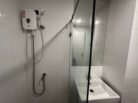 picture Condo For Rent | 2 Bedrooms, 1 Bathroom, Conner Room “Notting Hill Sukhumvit 105” 41 sqm. Garden View, Large, Solid Wall - 9/12
