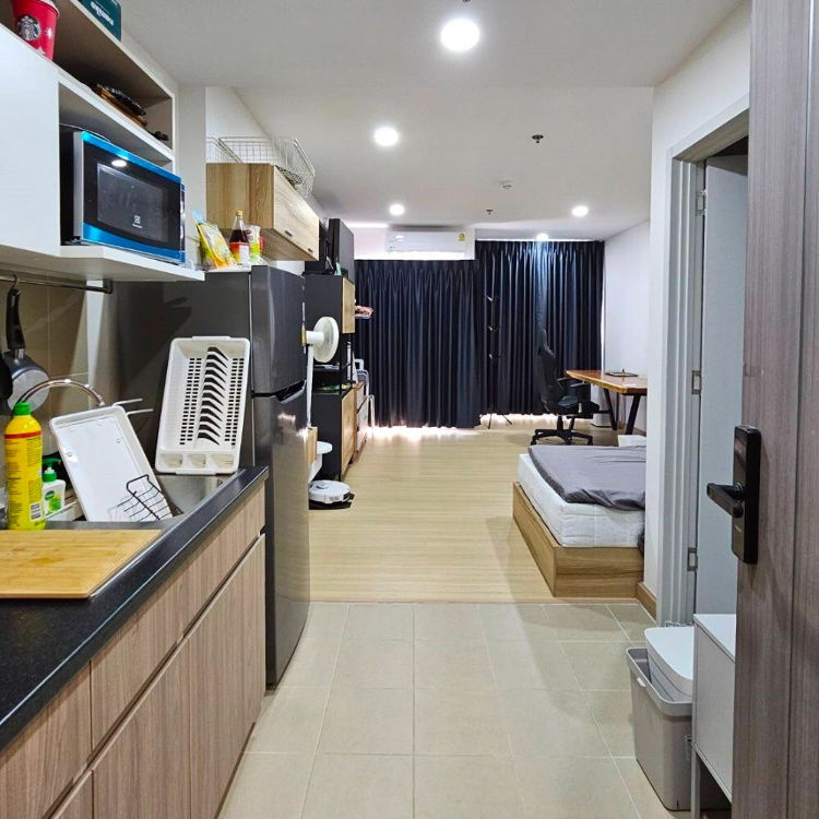 รูป SVR232  ให้เช่าคอนโด ศุภาลัย เวอเรนด้า รามคำแหง, ชั้น 22 ตึกC เฟอร์ครบ 30 ตรม. 10,000./เดือน 064-959-8900 - รูปที่ 2/6