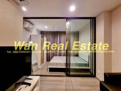 คอนโดให้เช่า : ให้เช่า politan aqua ห้องมุม ตำแหน่งสวย ชั้น 22 ขนาด 25 ตร.ม. ราคาประหยัด