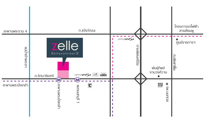 รูป ให้เช่าคอนโด Zelle รัตนาธิเบศร์ ติดถนนใหญ่ เจ้าของปล่อยเช่าเองค่ะ - รูปที่ 19/20