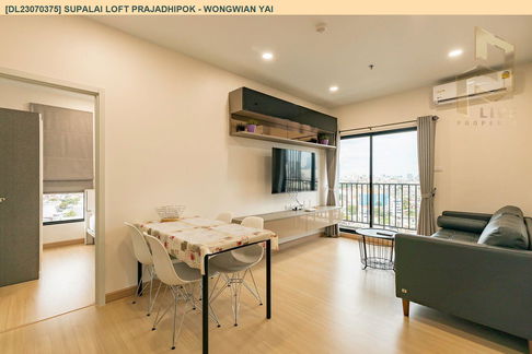 DL23070375 Condo for rent, Supalai Loft Prajadhipok - Wongwian Yai near BTS Wongwian Yai, ready to move in, call urgently 0656133286 LineID @534wlwof