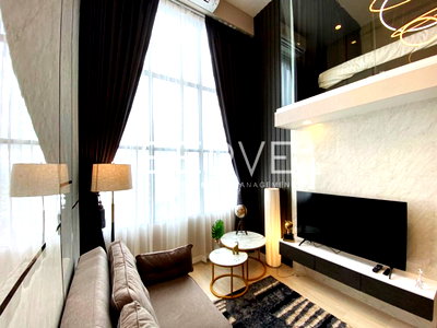 Condos for rent : Duplex 1 Bed 1 Work Room 1 Living Room Modern Style River View Next to BTS Chong Nonsi 600 m.-Knightsbridge Prime Sathorn