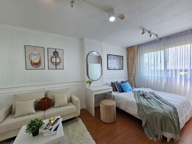 Studio condo for sale, 21.5 sqm, Lumpini Condo Town Romklao - Suvarnabhumi