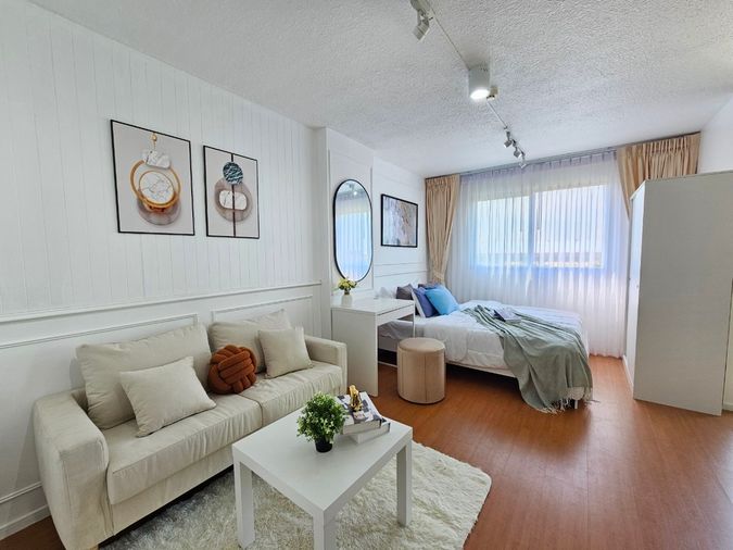 Studio condo for sale, 21.5 sqm, Lumpini Condo Town Romklao - Suvarnabhumi