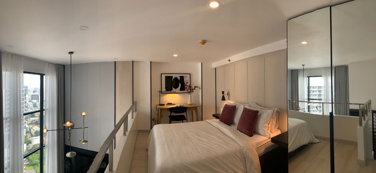 รูป Knightbridge Prime Sathorn | ให้เช่าห้อง 1 นอนดูเพล็ก ชั้นสูงมาก ตกแต่งสวย น่าอยู่ ใกล้ CBD สาทร - รูปที่ 4/6