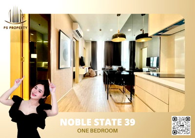 Condos for rent : Condo for rent✨Noble State 39✨near BTS 🚆 Spacious room, furnished + complete electrical appliances. Ready to move in!! 📱Line: @psproperty