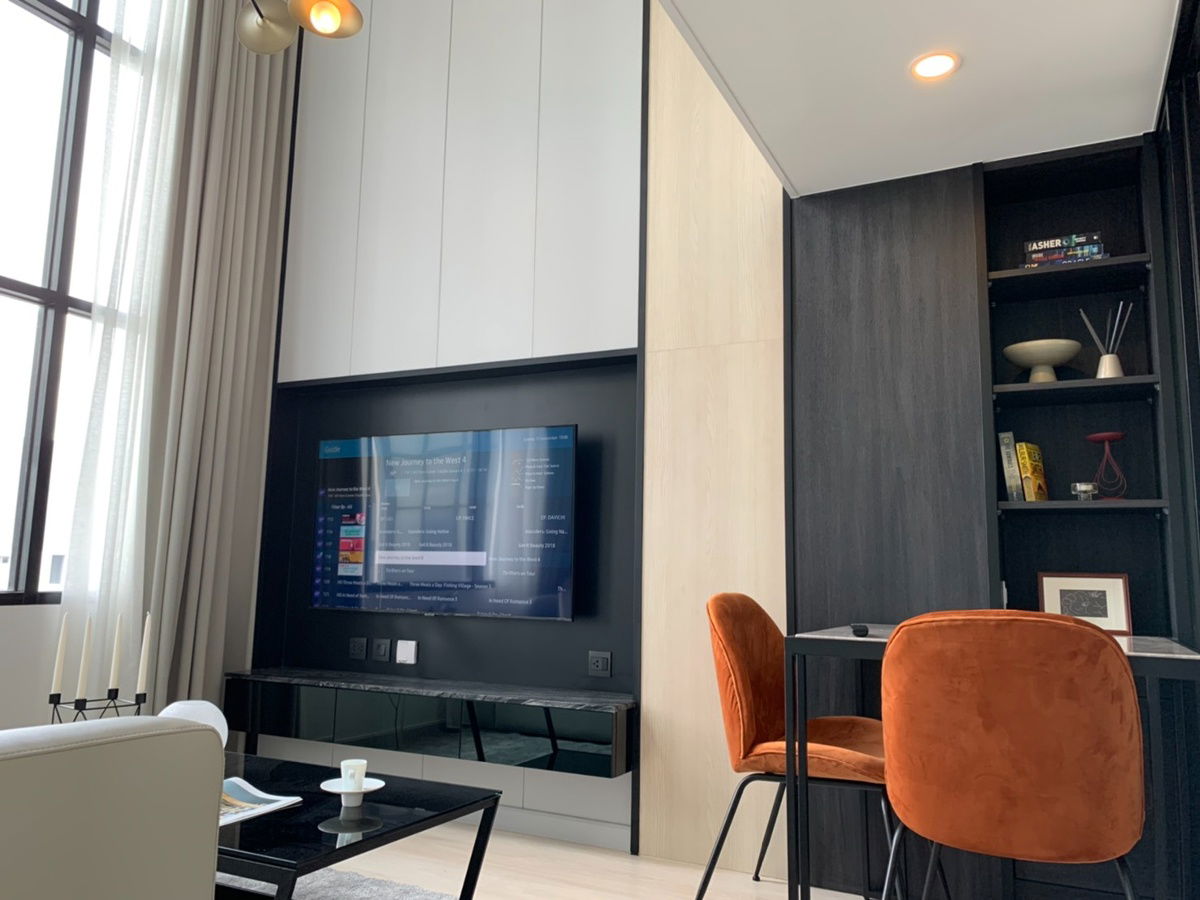 รูป Knightbridge Prime Sathorn | ให้เช่าห้อง 1 นอนดูเพล็ก ชั้นสูงมาก ตกแต่งสวย น่าอยู่ ใกล้ CBD สาทร - รูปที่ 3/6