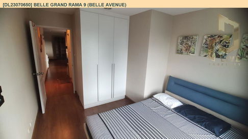 DL23070650 Condo for rent, Belle Grand Rama 9 (Belle Avenue) near MRT พระราม 9, ready to move in, call urgently 0656133286 LineID @655ebbvc