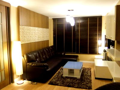 Condos for rent The Nine Rama 9 : LP26308 Condo for rent Lumpini Ville Ramkamhaeng26 size 44 sq.m. 3rd Floor, Coner unit , building-C , Fully furnished 12,000./month, 064-959-8900