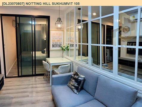 DL23070807 Condo for rent, Notting Hill Sukhumvit 105 near BTS Bearing, ready to move in, call urgently 0656133286 LineID @655ebbvc