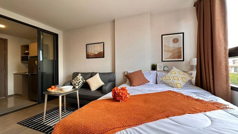 Rds-1432 ให้เช่าคอนโด The Muve Bangna นัดชมห้อง 👉line : @propertybkk2