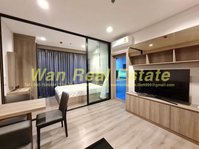 ให้เช่า  คอนโด politan rive ชั้น 52 ขนาด 31 ตร.ม. เฟอร์ครบ บิลอินสวย 