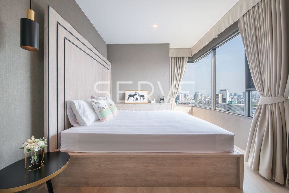 picture 40K! - 2 Beds 2 Baths 63 sq.m. High Fl. 25+ Good Location Close to BTS Phloen Chit 600 m. / For Rent-Life One Wireless (ไลฟ์ วัน ไวร์เลส) - 6/8