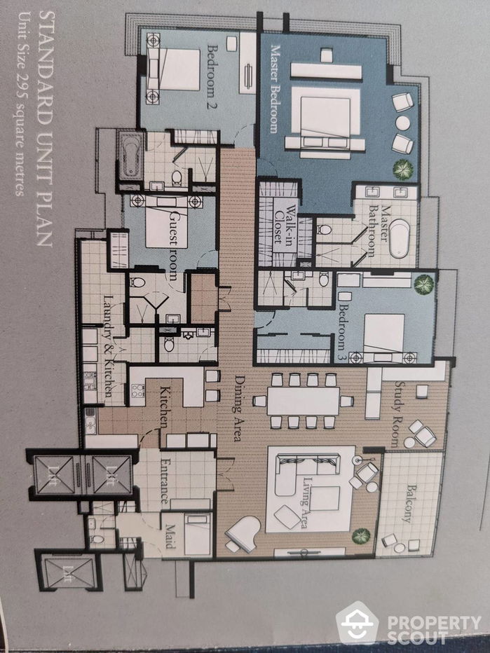 picture 4-BR Condo at Belgravia Residences Condominium near BTS Thong Lor (ID 1241188) - 14/47