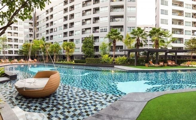 รูป เอลลิโอ เดลเรย์ วิวสระว่ายน้ำ เฟอร์ครบ ราคา 8500 บาท จองด่วน!!! - รูปที่ 12/15