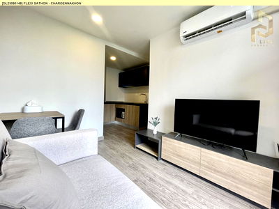 Condos for rent : DL23080149 Condo for rent, Flexi Sathon - Charoennakhon near BTS Krung Thon Buri, ready to move in, call urgently 0656133286 LineID @655ebbvc