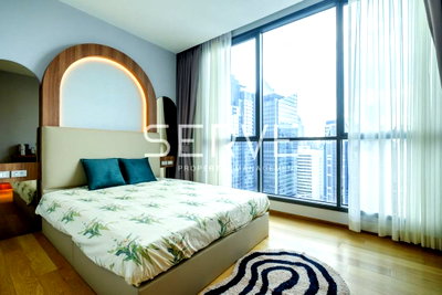 คอนโดให้เช่า : Nice View 3 Beds with Bathtub 180 sq.m. High Fl. 20+  Good Location BTS Nana 270 m. / For Rent-Hyde Sukhumvit 13 (ไฮด์ สุขุมวิท 13)