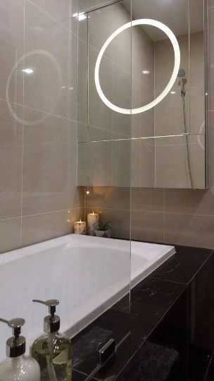 picture S01-1330 For rent, Park Origin Phromphong, area 56 sq m, 37th floor, view of Bang Kachao and Benjakiti Park. - 17/20