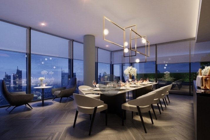 Condos for sale : LTHC7647 – TAIT SATHORN FOR SALE 12 2 beds 2 baths size 104.5 Sq.M. Near BTS Saint Louis Station ONLY 28.3 MB