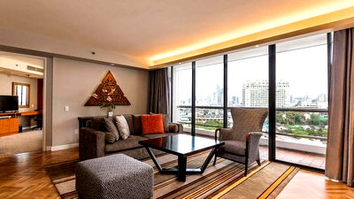 Condos for rent King's College International School Bangkok : LTH8740 – Chatrium Residence Sathon Bangkok FOR RENT in Sathorn 3 beds 2 baths size 140 Sq.M. Nearby BTS Chong Nonsi Station ONLY 100k/Month