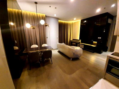 Condos for rent : LTH9117 – The Esse @ Singha Complex FOR RENT 2 beds 2 baths Size 73 Sq.M. near MRT Phetchaburi Station ONLY 75k/Month