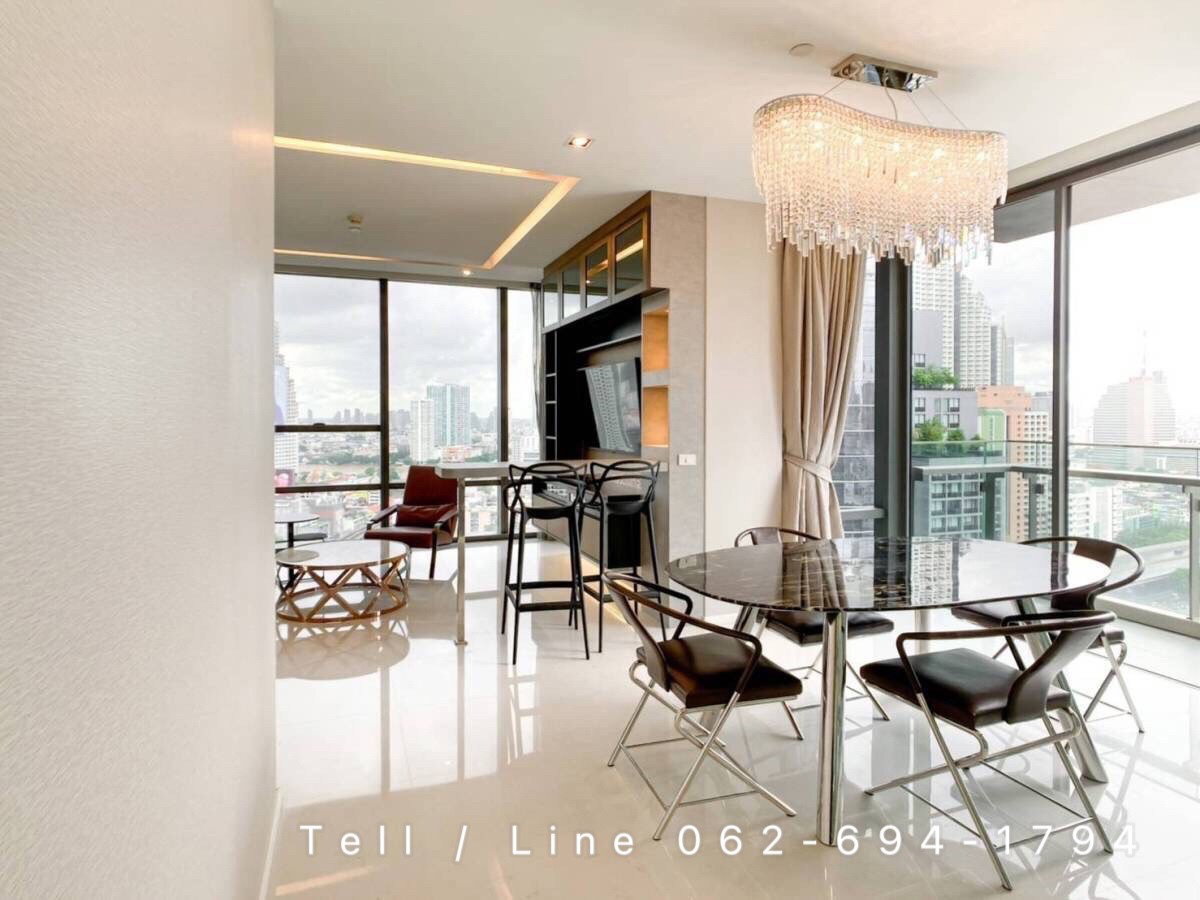 รูป The Bangkok Sathorn (สำหรับเช่า) | 2 ห้องนอน 2 ห้องน้ำ | ตกแต่งเฟอร์นิเจอร์ครบ พร้อมเข้าอยู่. | 📞 𝐂𝐚𝐥𝐥. | 𝐋𝐢𝐧𝐞. 𝟎𝟔𝟐-𝟔𝟗𝟒-𝟏𝟕𝟗𝟒 - รูปที่ 16/20