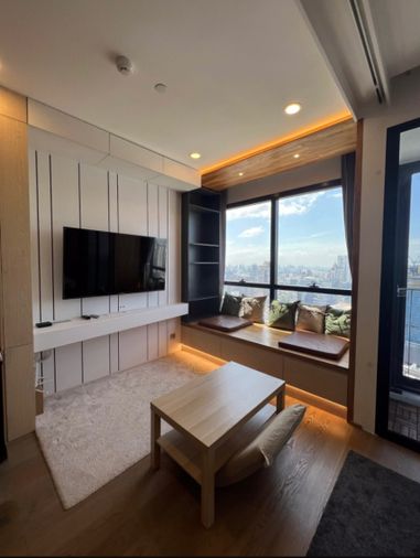 Ashton Chula - Silom for rent, beautiful, high floor, ready to move in, near Sam Yan MRT, interested, contact Line @841qqlnr