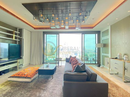 รูปภาพ LTH1839 โ€“ Super Luxury Condo The Residences At Mandarin Oriental FOR RENT 2 beds 3 baths size 151 Sq.M. BTS Krung Thon Buri station ONLY 350k THB/Month