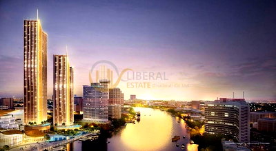 ขายคอนโด : LTH1389 - Magnolias Waterfront Residence FOR SALEย  2 bedrooms 2 bathrooms 112.05 Sq.M. BTS Saphan Taksin station ONLYย  31,200,000 THB