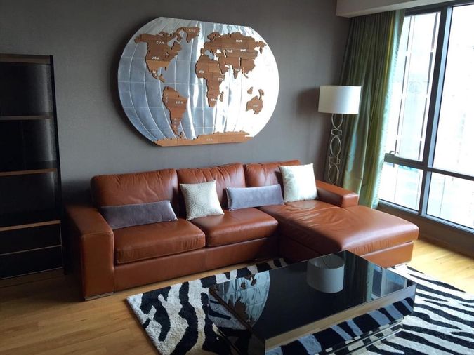 LTHC9261 – Condo in Nana FOR RENT 2 beds 2 baths size 110 Sq.m. near BTS Nana Station ONLY 65k/Month