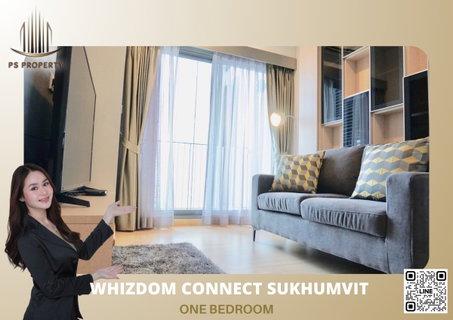รูปภาพ For rent 💫🏢 Whizdom Connect Sukhumvit 🏢💫 one bedroom, fully built-in, beautiful room, near BTS, shopping center 🚆🛍️