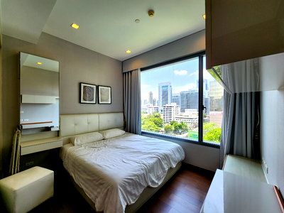 Condos for rent : Q Asoke | 1 Bedroom for rent Near SWU and MRT Petchaburi 0 Metre with Pool View
