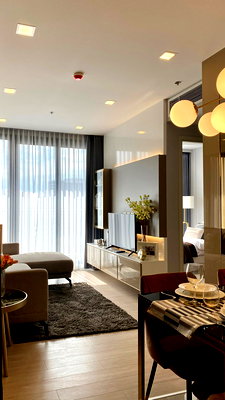 คอนโดให้เช่า : พร้อมเข้าอยู่ 2Bedroom  One 9 Five Asoke - Rama9  LineID : @Habitant (มี@ ข้างหน้า) 