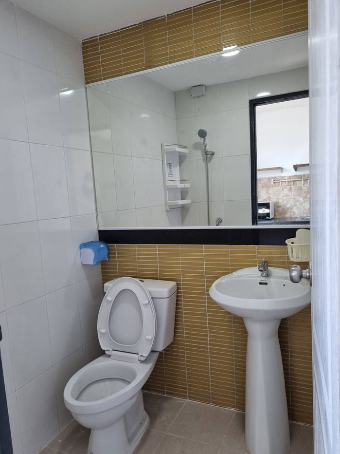 รูป 🍀🍀 ( ห้องว่าง ) ให้เช่า คอนโด รีเจ้นท์ โฮม 6/1 ประชาชื่น 🍀🍀 ชั้น 4 ขนาด 32 ตร.ม. ห้องมุม ตกแต่งครบ ห้องใหม่ พร้อมเข้าอยู่ - รูปที่ 12/13