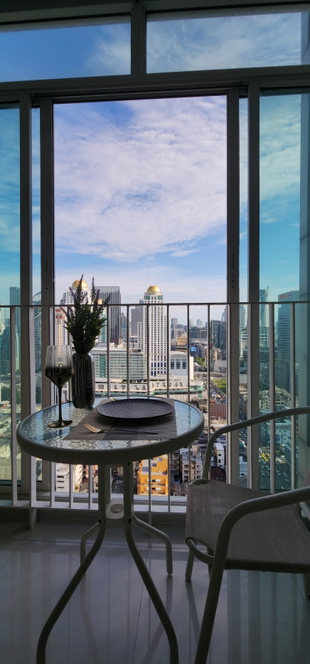 รูป 🔥🔥Central World View - SHORT TERM 2-3 MONTHS OK -NEW BED MATTRESS + Central World View  - รูปที่ 15/25